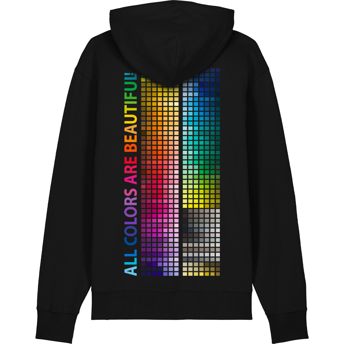 all colors are beautiful hoodie back all colors are beautiful hoodie back