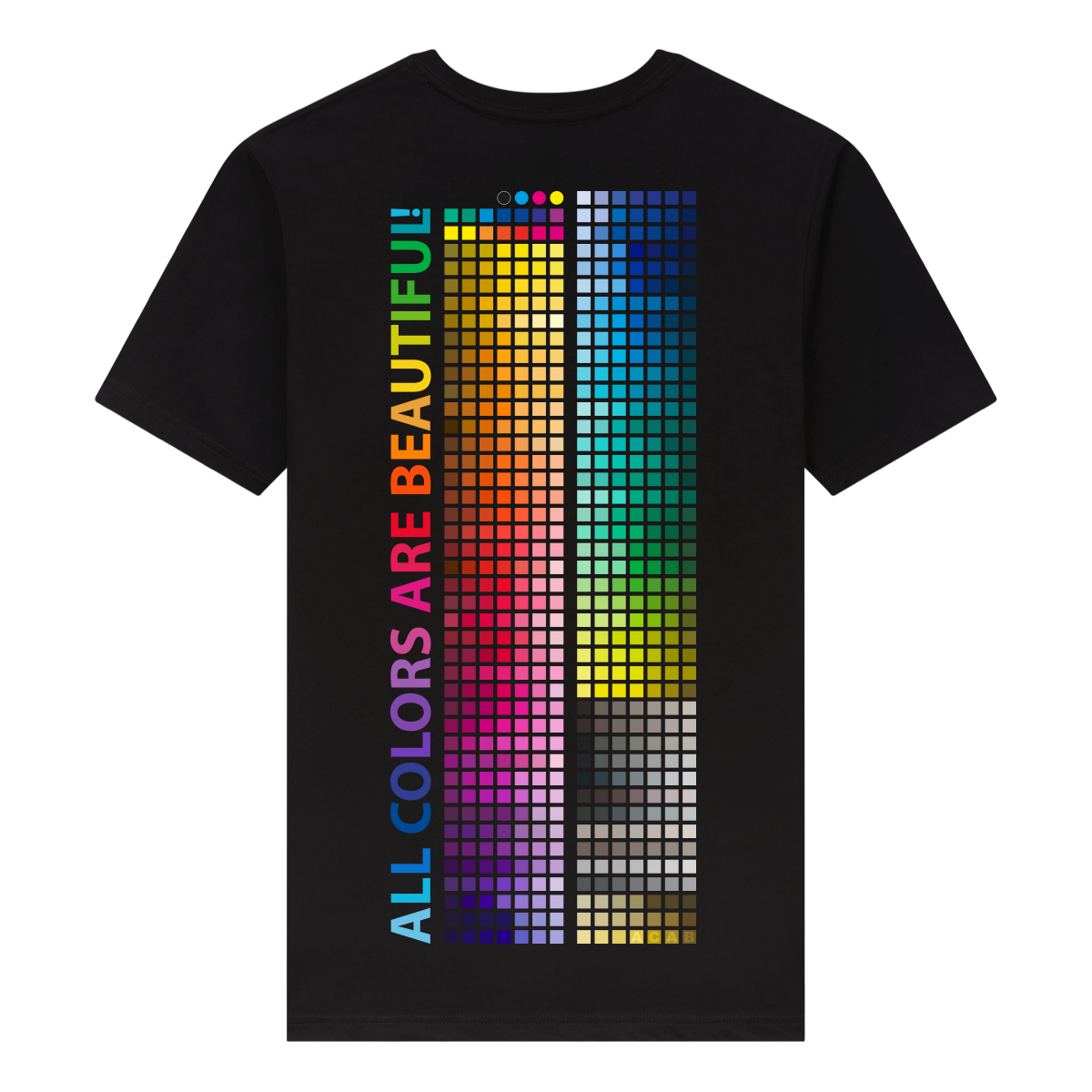 all colors are beautiful t shirt back v2 all colors are beautiful t shirt back v2